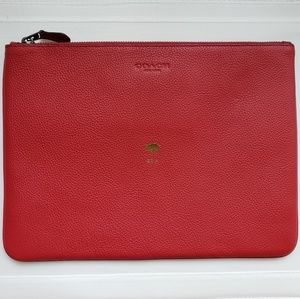 NWT Coach Year of the Pig CNY Large Pouch